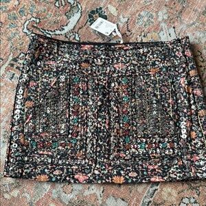 Free People Embellished Miniskirt